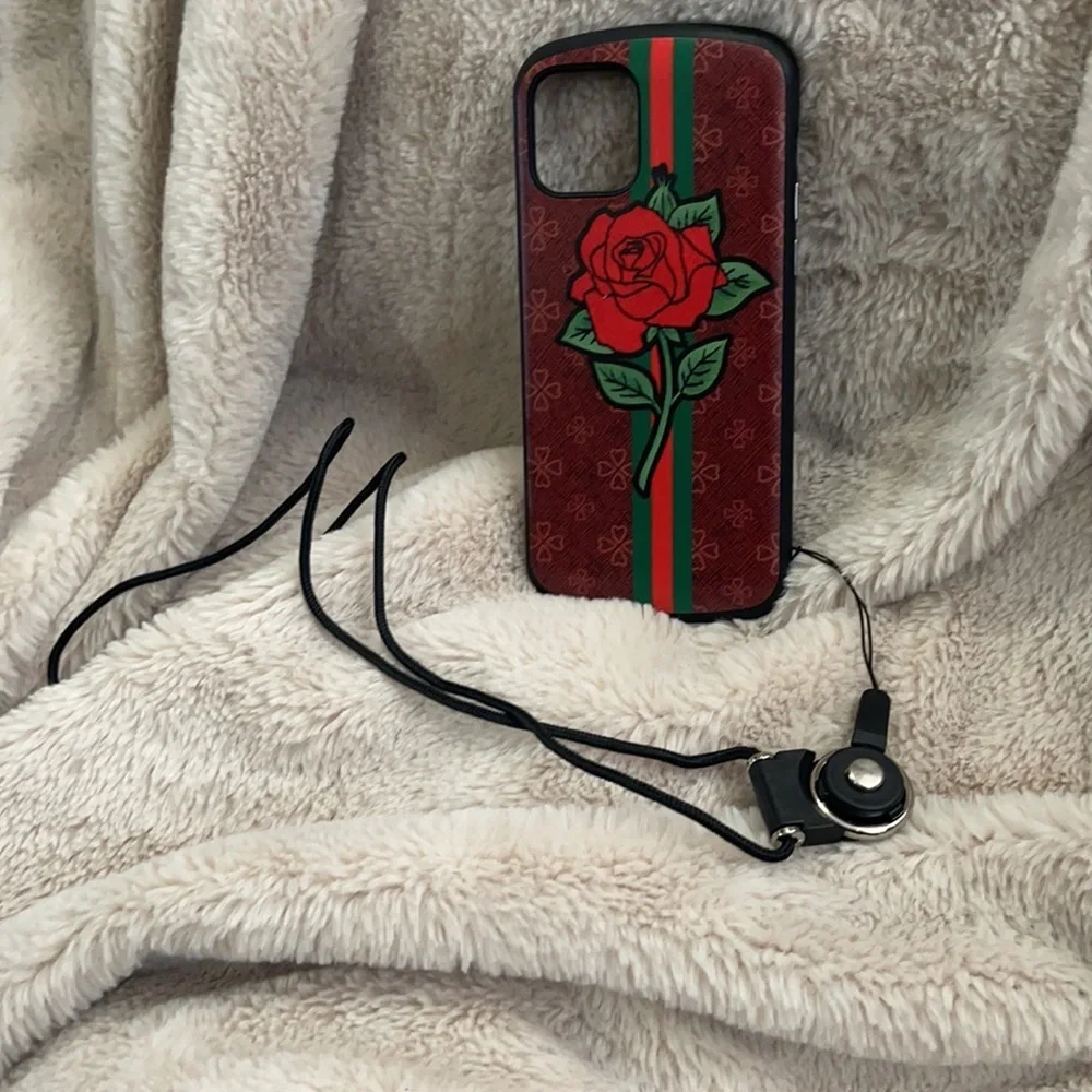 New Rose design phone case for iPhone 12